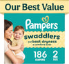 Swaddlers Newborn Diapers, Size Newborn (up to 10 lbs), 84 Count, Fragrance Free, Hypoallergenic, Absorbent, Pediatrician Recommended, Skin Safe