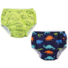 Hudson Baby Unisex Baby Swim Diapers, Tropical Leaves, 0-6 Months