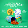 First Day Kids Multivitamin Gummies with Organic Fruit & Veggie Blend,60 ct