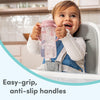 NUK First Choice Learner Sippy Cup 2.0, 10oz, 2-Pack, Pink Bunnies