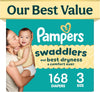 Swaddlers Newborn Diapers, Size Newborn (up to 10 lbs), 84 Count, Fragrance Free, Hypoallergenic, Absorbent, Pediatrician Recommended, Skin Safe