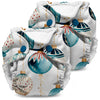 Kanga Care Lil Joey Newborn All in One AIO Cloth Diaper (2pk) Castle 4-12lbs