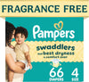 Swaddlers Newborn Diapers, Size Newborn (up to 10 lbs), 84 Count, Fragrance Free, Hypoallergenic, Absorbent, Pediatrician Recommended, Skin Safe