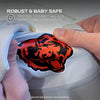 Smilo Texas Longhorns Baby Silicone Bib with Crumb Catcher Black