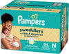Swaddlers Newborn Diapers, Size Newborn (up to 10 lbs), 84 Count, Fragrance Free, Hypoallergenic, Absorbent, Pediatrician Recommended, Skin Safe