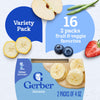 Gerber Stage 2 Fruit and Veggie Favorites Baby Food, 4 Oz, 32 Pack
