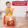 Bright Starts Disney and Pixar Cars Full Comfort Potty Training Toilet, Easy Clean Removable Bowl, Splash Guard, High Back for Comfort & Stability, Toddlers up to 50 lbs