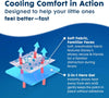 BeKoool Kids Cooling Gel Patches, Relief from Fever Discomfort, 4 Count