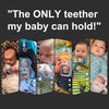 2 Pack Penguin Baby Teething Toys 0-6 Months, Hand Teether & Teething Mitt