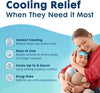 BeKoool Kids Cooling Gel Patches, Relief from Fever Discomfort, 4 Count