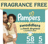 Swaddlers Newborn Diapers, Size Newborn (up to 10 lbs), 84 Count, Fragrance Free, Hypoallergenic, Absorbent, Pediatrician Recommended, Skin Safe