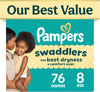 Swaddlers Newborn Diapers, Size Newborn (up to 10 lbs), 84 Count, Fragrance Free, Hypoallergenic, Absorbent, Pediatrician Recommended, Skin Safe