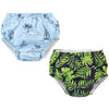 Hudson Baby Unisex Baby Swim Diapers, Pink Lemons, 4 Toddler