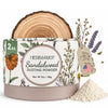 Herb & Root Vanilla Dusting Powder (2 oz Travel Size) – Talc-Free Body Powder with Arrowroot & Magnesium for Odor & Moisture – Soothing Anti-Chafe Powder for Underarms, Bra Line & Body – Made in USA