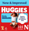 Huggies Little Snugglers Newborn Diapers, 31 Count