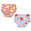 Hudson Baby Unisex Baby Swim Diapers, Tropical Leaves, 0-6 Months
