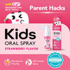 LAB52 Kids Oral Spray, Toothpaste Helper Fluoride Free, Xylitol Strawberry
