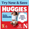 Huggies Little Snugglers Newborn Diapers, 31 Count