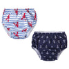 Hudson Baby Unisex Baby Swim Diapers, Tropical Leaves, 0-6 Months