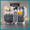 Babymoov Duo Meal Station, Baby Food Maker, Puree Maker & Processor, 6-in-1