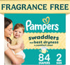 Swaddlers Newborn Diapers, Size Newborn (up to 10 lbs), 84 Count, Fragrance Free, Hypoallergenic, Absorbent, Pediatrician Recommended, Skin Safe