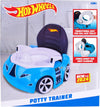 Hot Wheels Blue Race Car Potty Training Toilet, Race Car Potty Seat Includes Detachable Toddler Toilet Seat and Kids Potty, Ages 12 Months and Up