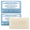 Dr. Bronner's Pure-Castile Bar Soap, Baby Unscented, 5 oz, 2-Pack