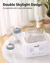 GROWNSY Fast Double Baby Bottle Warmer for Breastmilk & Formula, White