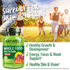 NATURELO Multivitamins for Teenage Girls/Boys, 120 Capsules