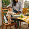 Ingenuity Baby Base 2-in-1 Booster Feeding and Floor Seat with Self-Storing Tray - Night Sky